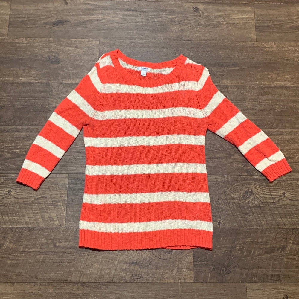 Old Navy Horizontal Striped Sweater | Large